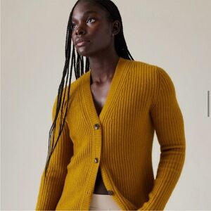 Athleta layover cardigan Button-Up Sweater xl